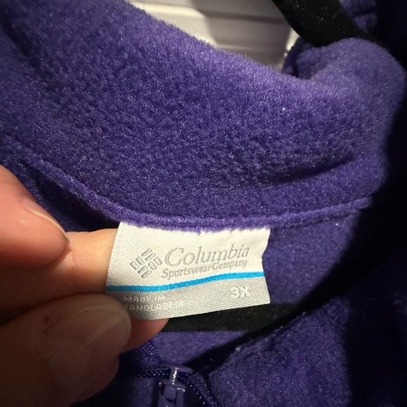 Columbia Deep Purple Fleece Jacket - Picture 3 of 4